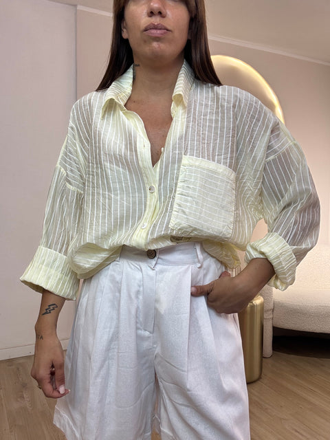 Camicia velata riga (