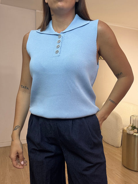 Maglia polo giro manica