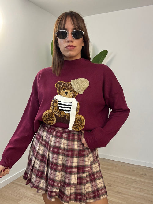 Maglia Teddy lana rasata