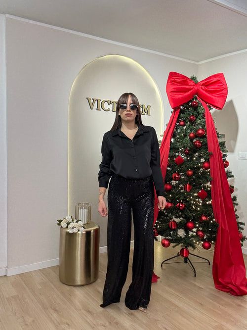 Pantalone in paillettes