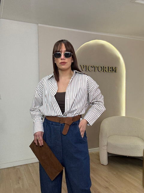 Camicia rigata Vivian - Victorem