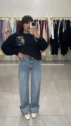 Jeans con piegone new