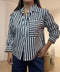 Camicia riga con taschino