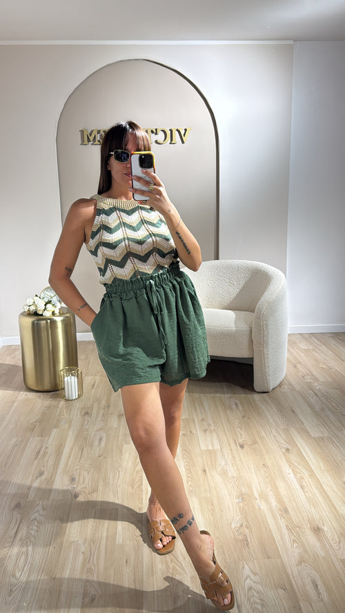 Shorts con elastico low cost