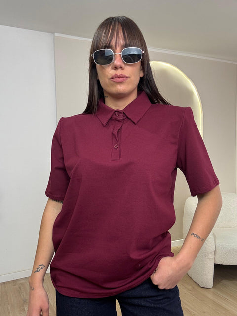 Maglia polo mezza manica