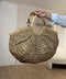 Borsa mezzaluna manico bamboo