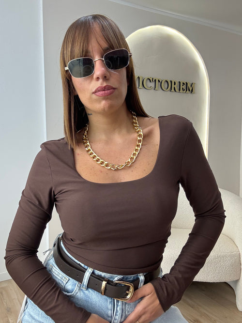 Maglia lycra con coppe