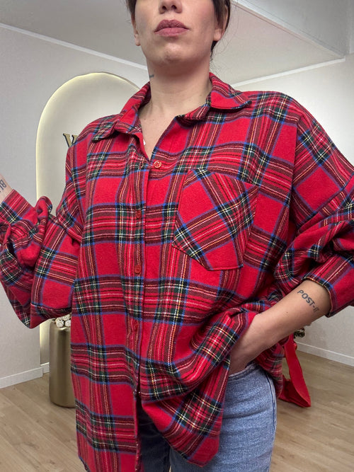 Camicia quadri Mery Christmas