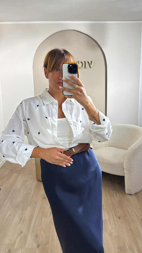 Camicia basic cuori ❤️