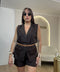 Coordinato shorts con cinta