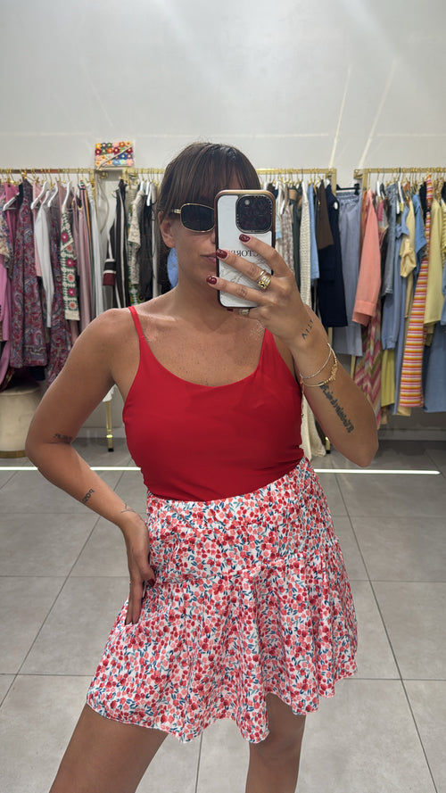Panta gonna fiorellini low cost