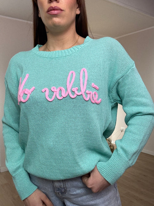 Maglia in filo "No vabbè"