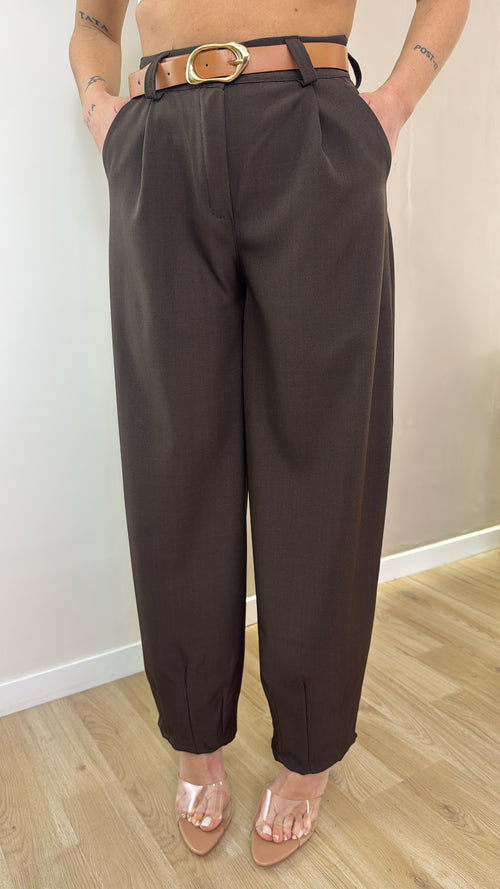 Pantalone classico con cinta