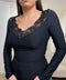 Maglia con profili in pizzo - Victorem