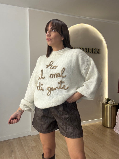 Maglia “ Ho il mal di gente “