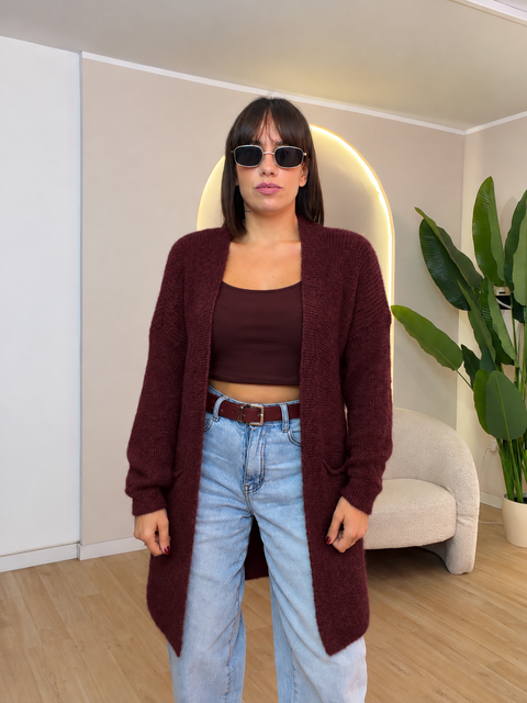 Cardigan lungo