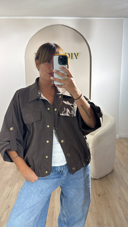 Jacket con bottoni gold