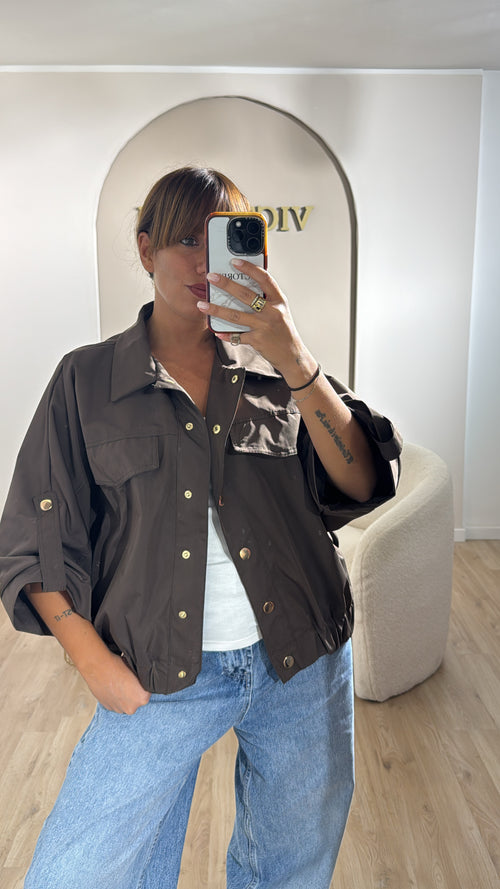 Jacket con bottoni gold