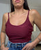 Body basic in lycra con spallina sottile