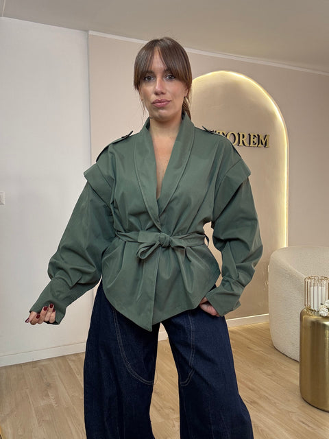 Trench con cinta  “ Helene”