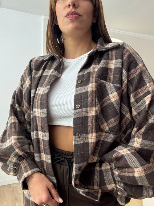 Camicia a quadri flanella