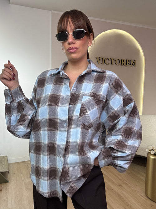 Camicia a quadri flanella