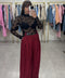 Pantalone palazzo con cinta - Victorem