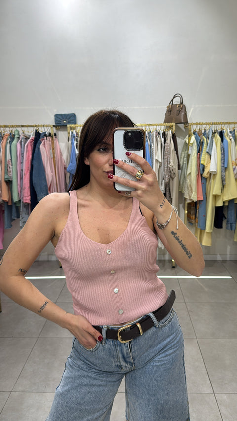Top con bottoni - Victorem