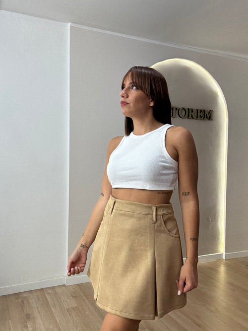 Panta gonna in dainetto