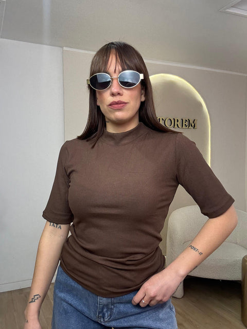 Maglia mezzo collo a costine - Victorem