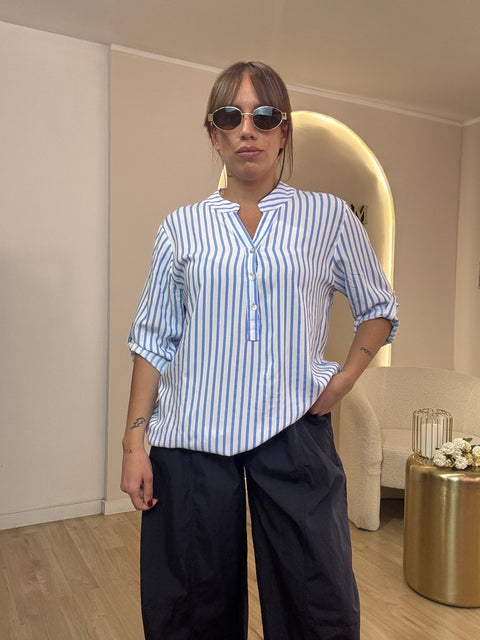 Camicia collo coreano