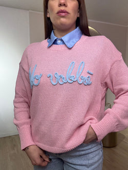 Maglia in filo "No vabbè"