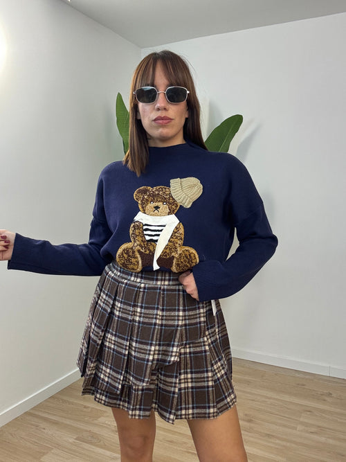 Maglia Teddy lana rasata