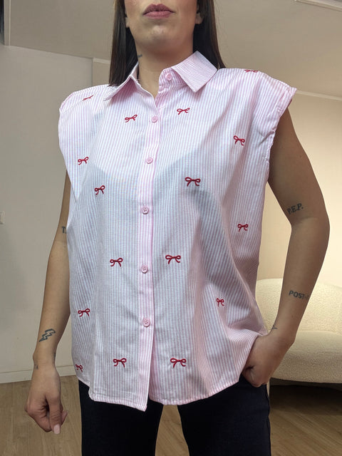 Camicia fiocchetti giro manica