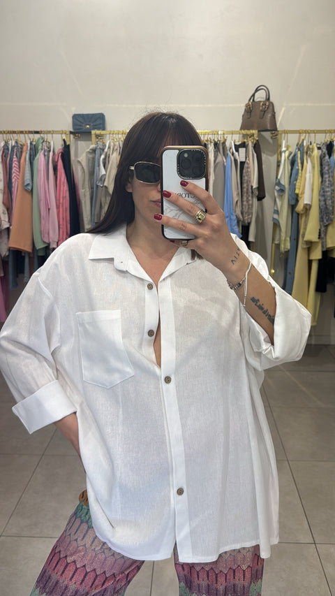 Camicia simil lino bottini - Victorem
