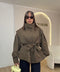 Jacket con cinta e bottoni