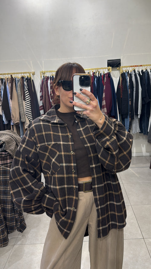 Camicia a quadri flanella