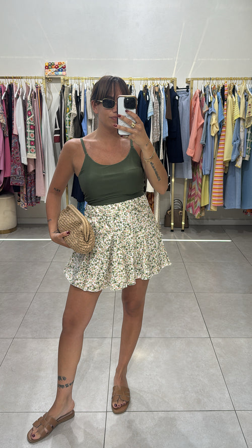 Panta gonna fiorellini low cost