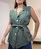 Gilet 100 % lino
