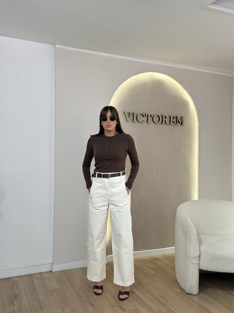 Pantalone in cotone Alessia