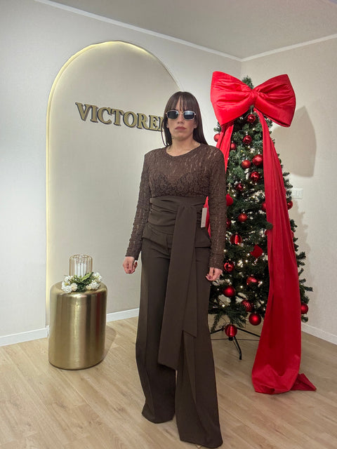 Pantalone gamba ampia particolare - Victorem
