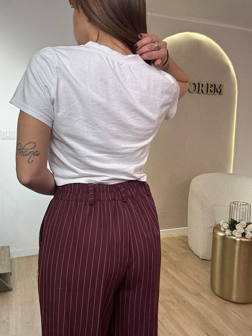 Tailleur doppio petto gessato