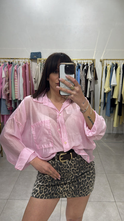 Camicia velata con taschino - Victorem