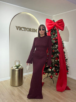 Abito a sirena lurex