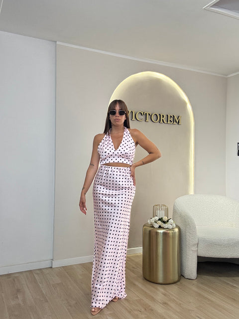 Coordinato satin pois