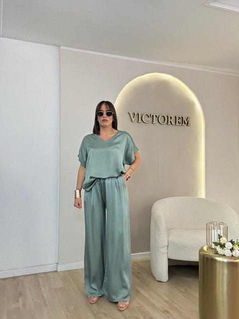 Pantalaccio in satin Angel