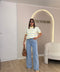 Jeans gamba ampia