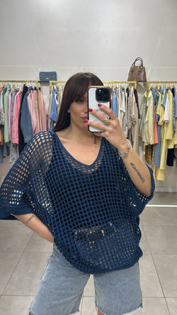 Maglia in filo forata