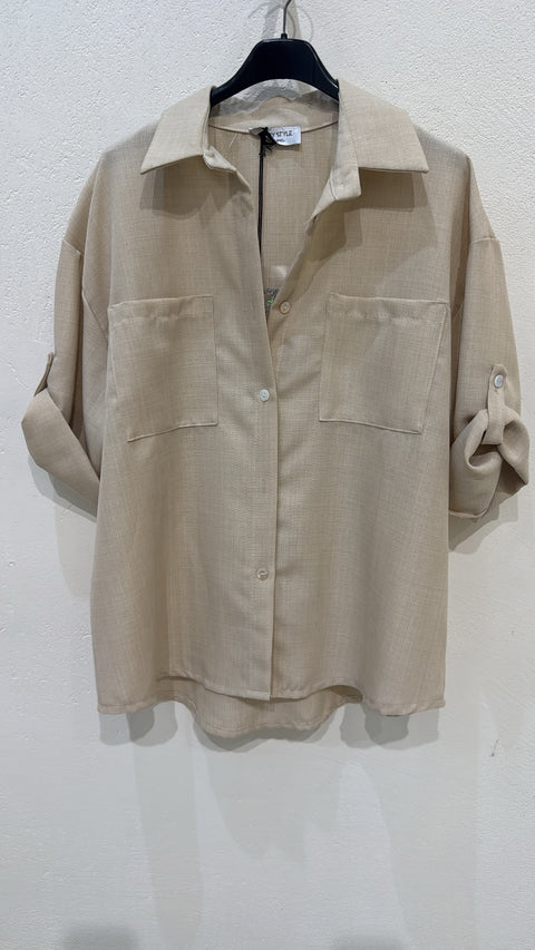 Camicia strutturata tasconi