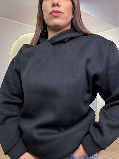 Felpa in pile con cappuccio promo